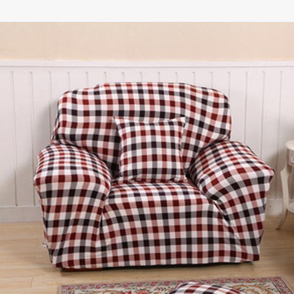 Creative Chair Covers Seater Textile Spandex Strench Flexible Printed Elastic Sofa Couch Cover Furniture Protector With Two Pillow Cases - MRSLM