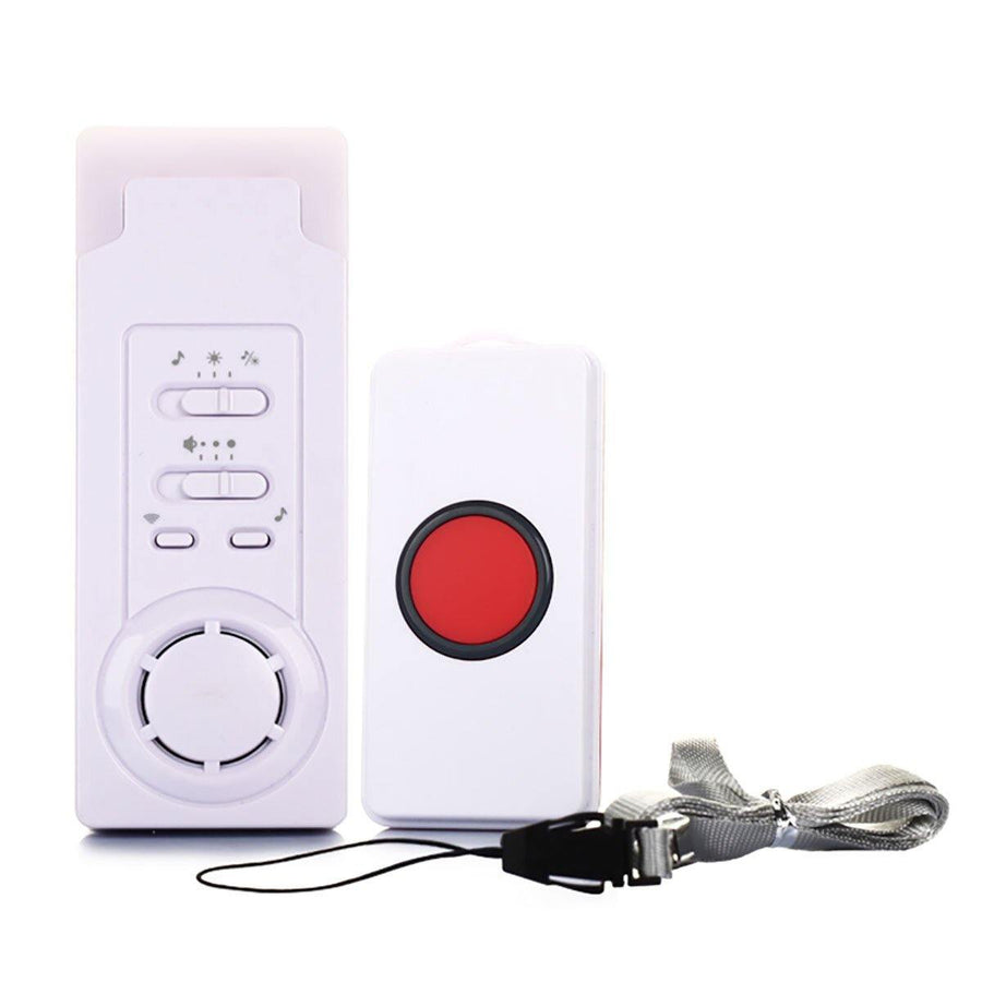 Wireless Caregiver Pager SOS Transmitter Receiver Emergency Button System ≥ 60DB - MRSLM