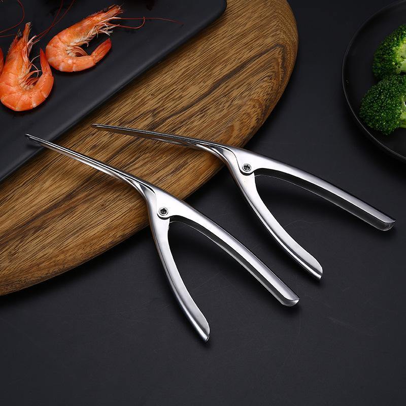 304 Stainless Steel Peeling Shrimp Artifact Practical Peeling Shrimp Pliers Open Shrimp Peeling Skin Shrimp Shrimp Crayfish Kitchen Gadgets Pliers Tool - MRSLM