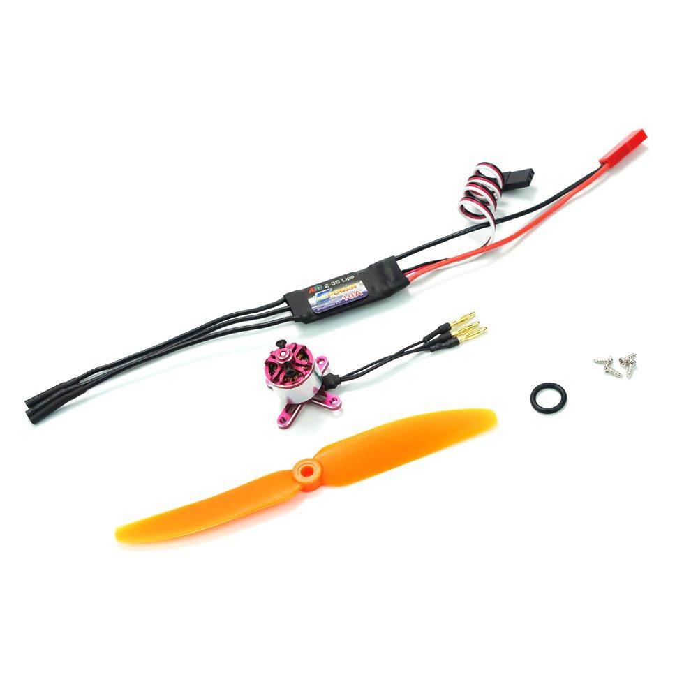 AEORC AFM1306 2S Mini Power System Combo Set MF1306 2700KV Brushless Motor With 10A ESC 5030 Propeller 2.5g Servo - MRSLM