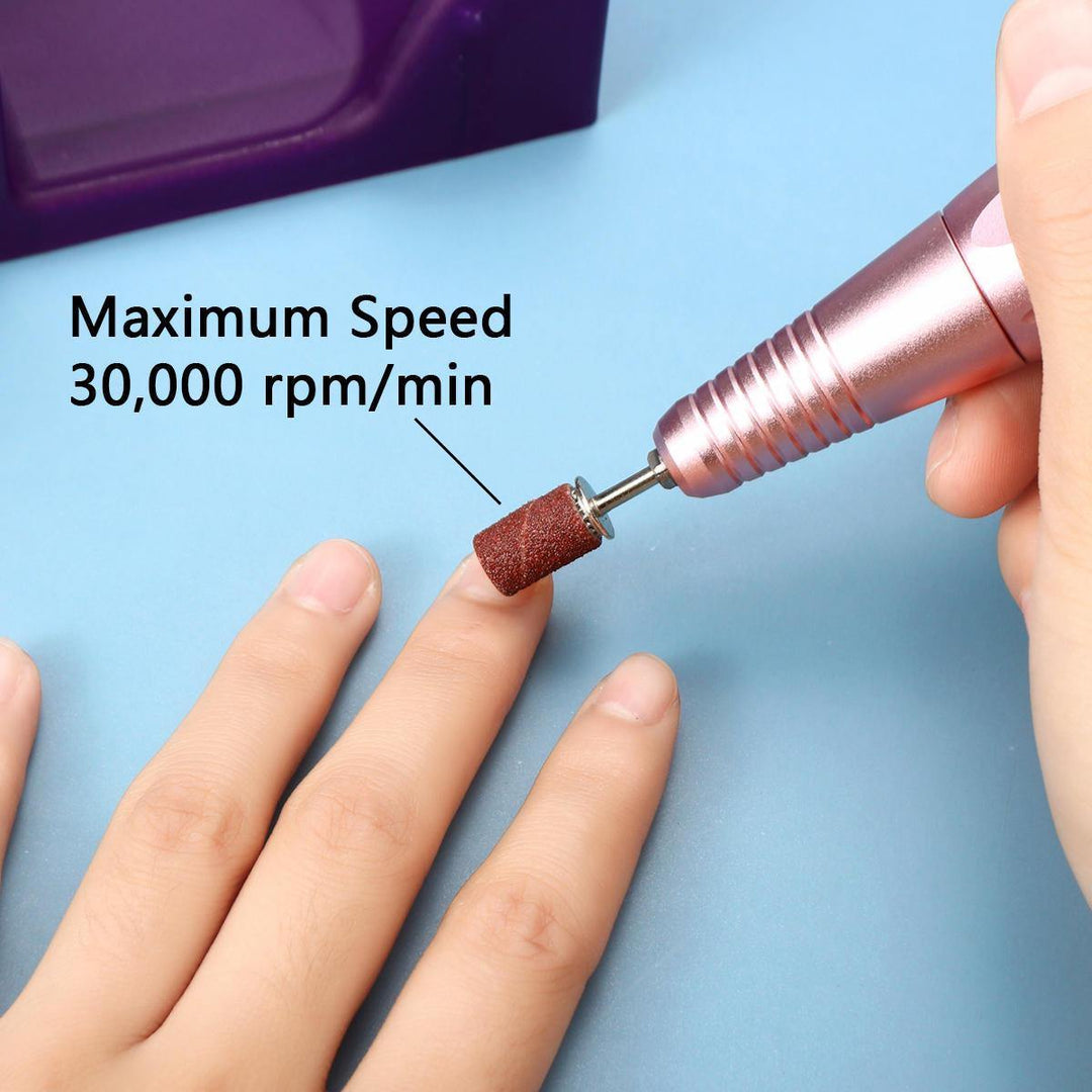 Charging 110 ~ 220V Wide Voltage Portable Nail Polisher - MRSLM