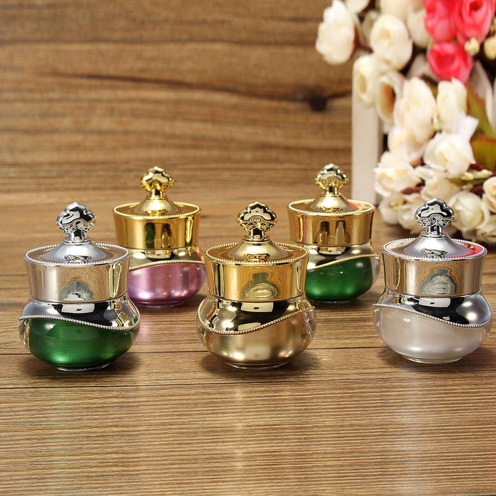 4 Colors Crown Eye Cream Empty Refillable Bottle Container Nail Art Makeup 5g - MRSLM