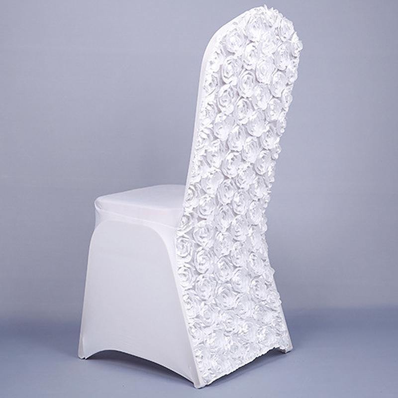 Universal Rose Wedding Chair Covers Stretch Polyester Party Spandex Chair Covers for Wedding Decor - MRSLM