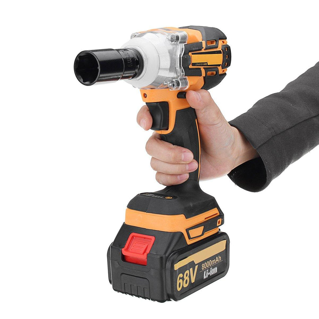 68V 6000mAh/8000mAh Electric Impact Wrench Cordless Brushless with 2 Rechargeable Battery - MRSLM