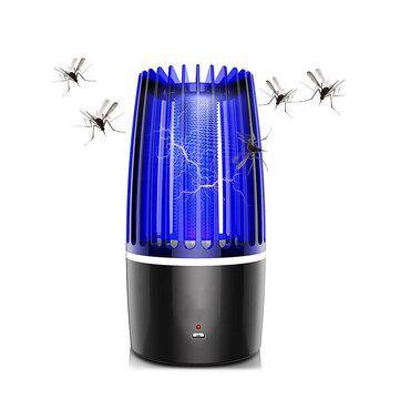 USB LED Electric Mosquito Zapper Killer Fly Insect Bug Trap Lamp Light Bulb 5W - MRSLM