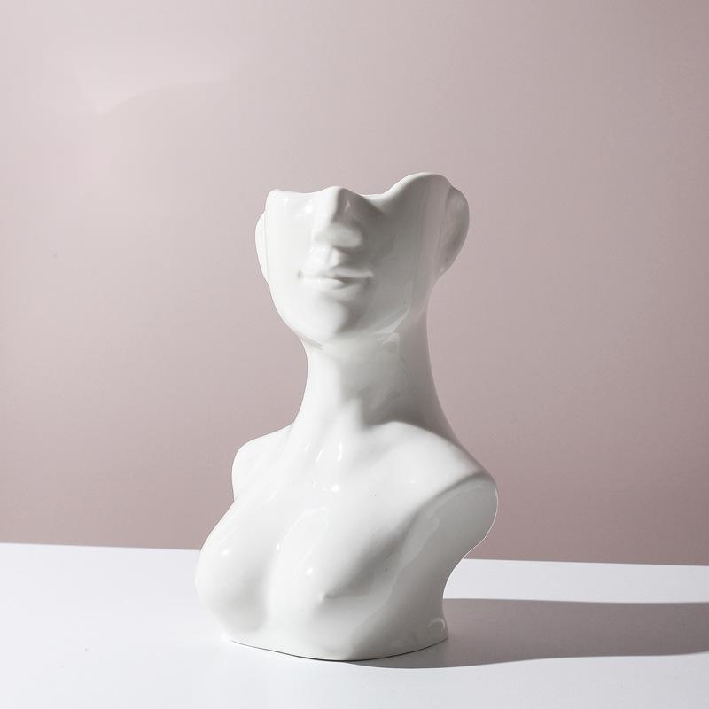 Human Body Shape Ceramic Vase - MRSLM