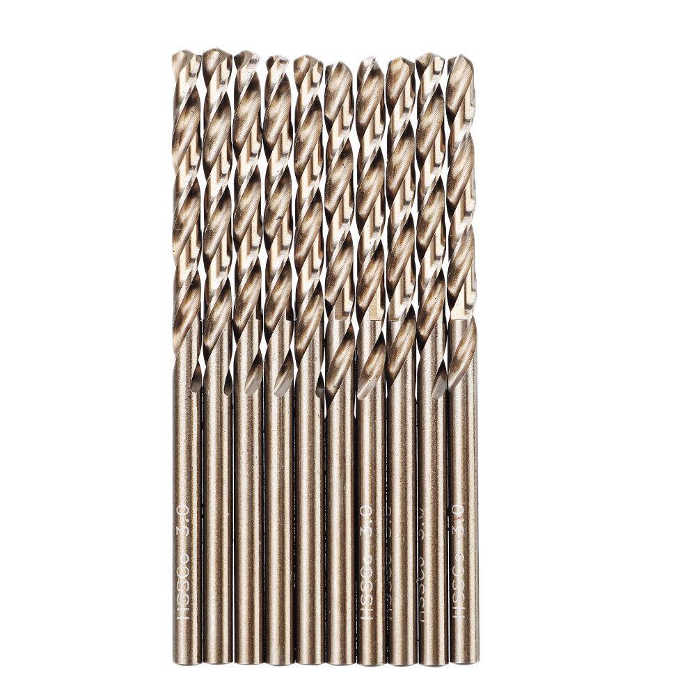 Drillpro 99Pcs M35 Cobalt Drill Bit Set 1.5-10mm HSS-Co Jobber Length Twist Drill Bits For Stainless Steel Wood Metal Drilling - MRSLM