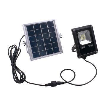 Solar Powered 10W 20LED SMD5730 Waterproof IP65 Remote Timer Light Control Flood Light - MRSLM