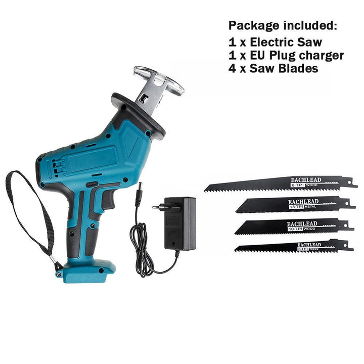 88V 3000rpm Cordless Electric Reciprocating Saws Outdoor Wood Cutting Tool Saber Saw - MRSLM