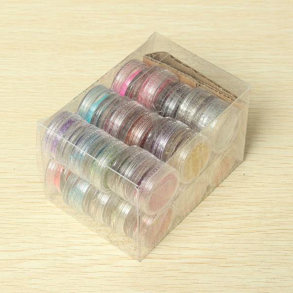 30 Colors Pro Makeup Glitter Powder Eyeshadow Pigment Eye Shadow Cosmetic Nail Art DIY - MRSLM