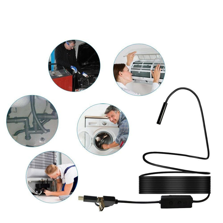 F160 HD 720P WIFI Borescope Hard Wire Support IOS Android 1280*720 Sensor Scale - MRSLM