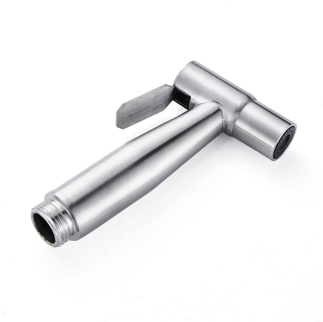 Stainless Steel Handheld Douche Bidet Sprayer Shower Head Toilet Adapter - MRSLM