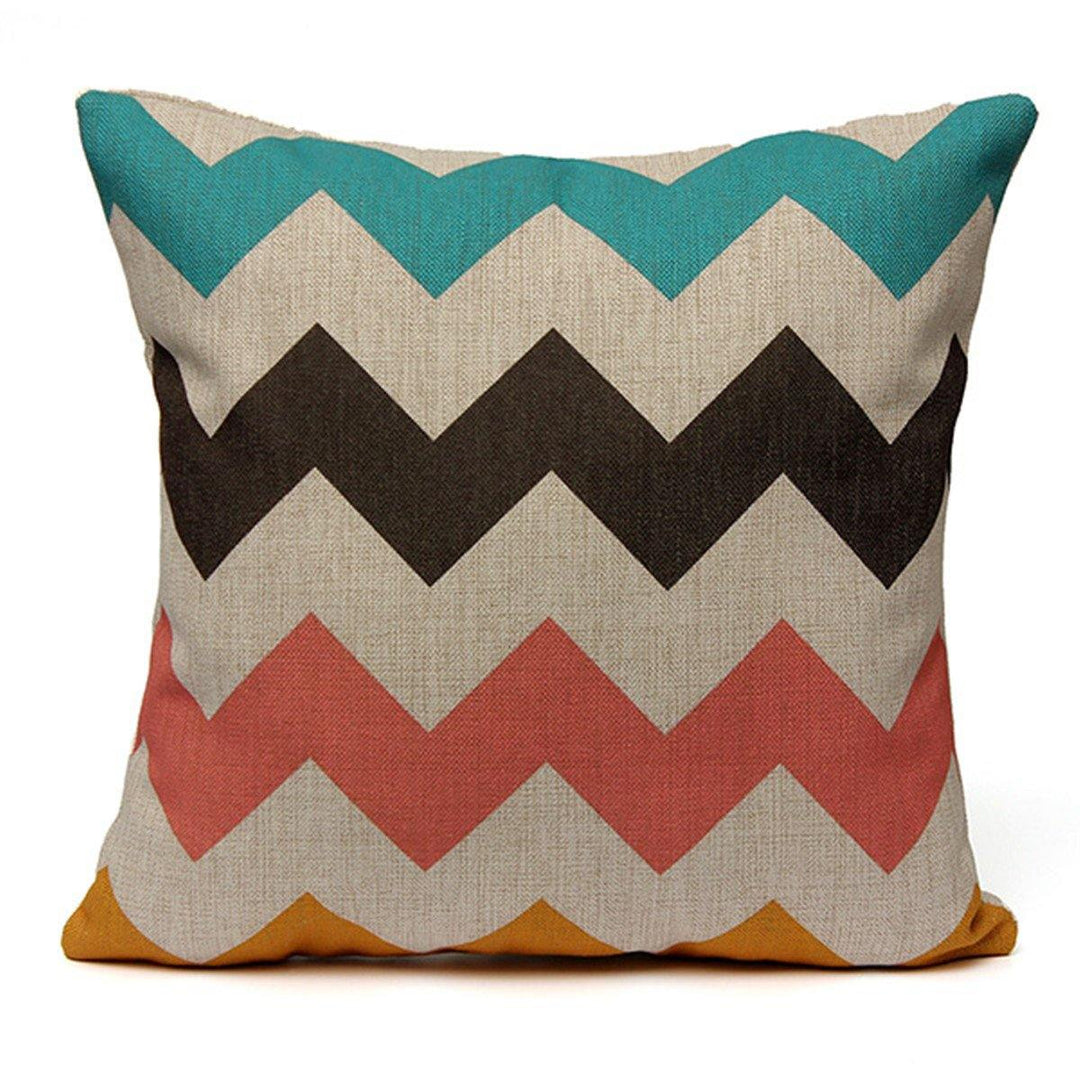 Geometric Abstract Printed Cushion Cover Sofa Bed Pillow Case Pillow Cover - MRSLM