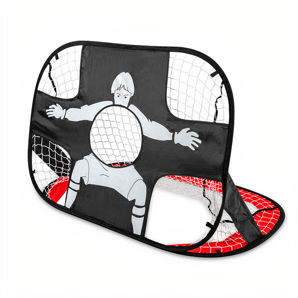 Compact Dual-Function Cloth Soccer Net - MRSLM