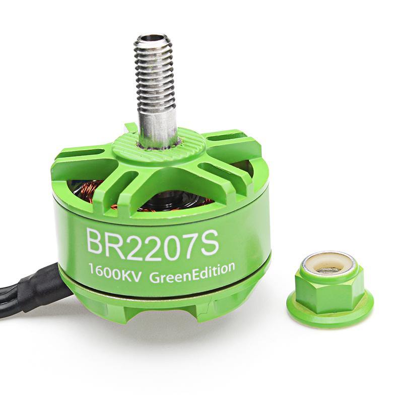 Racerstar 2207 BR2207S Green Edition 1600KV 2200KV 2500KV 3-6S Brushless Motor For RC Drone Frame - MRSLM