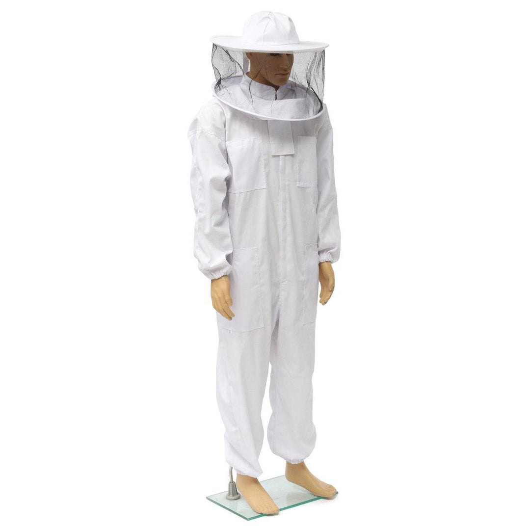 Beekeepers Bee Keeping Cotton Full Protector Suit With Veil Hat Hood Bee Suit XL XXL XXL - MRSLM