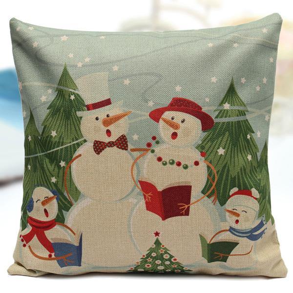 Christmas Candy Series Pillow Cases Home Sofa Square Cushion Cover - MRSLM