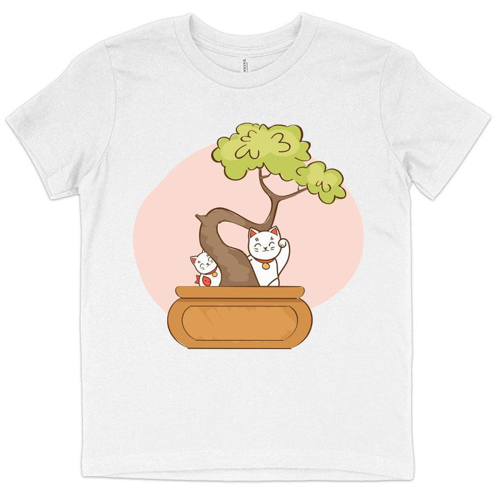 Kids' Bonsai T-Shirt - Cat T-Shirts - MRSLM