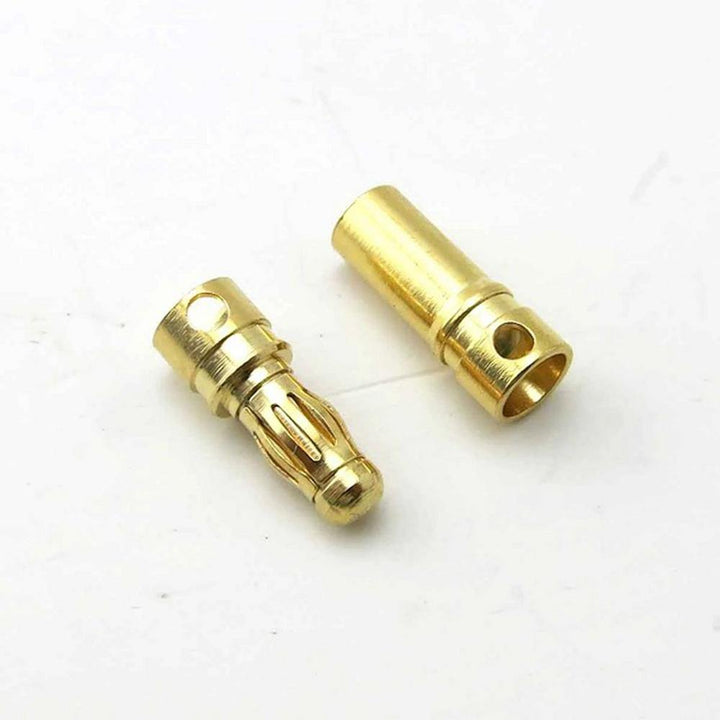 50 Pairs 5.5mm Gold Bullet Connector Banana Plug For ESC Battery Motor - MRSLM