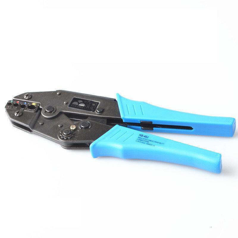 HS-25J 8Jaw Crimping Pliers For Insulated Terminals And Connectors Self-adjusting Capacity 0.5-2.5mm2 20-13AWG Hand Tools - MRSLM