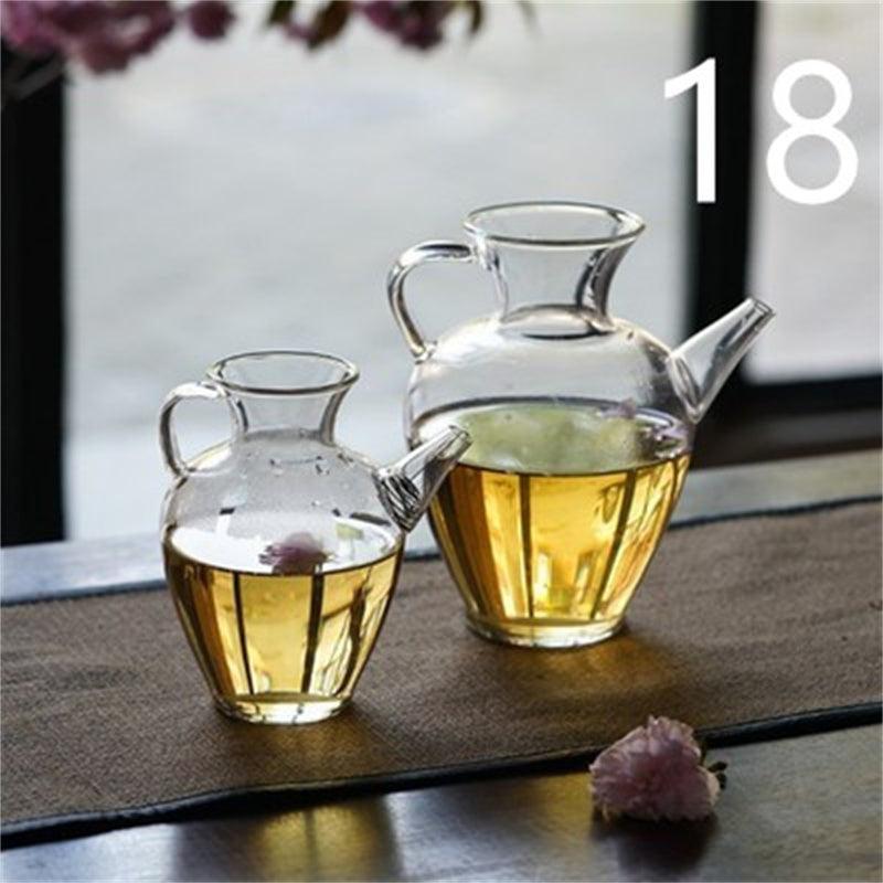 Handmade High Temperature Resistant Imperial Concubine Warm Wine Glass Jug Set - MRSLM