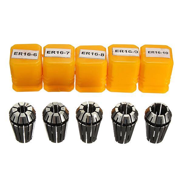 ER16 10Pcs Spring Collet Set For CNC Milling Lathe Tool - MRSLM