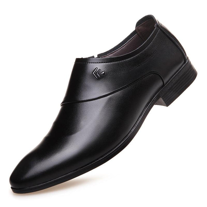 Formal Wear Youth Casual Summer Breathable Men's British Leather Shoes - MRSLM