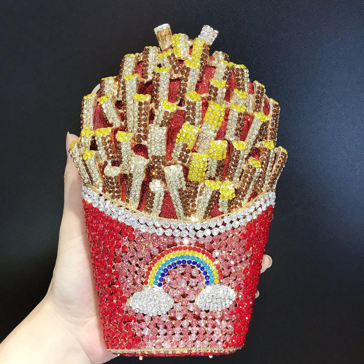 FrenchFrench fries diamond wisp empty metal bag - MRSLM