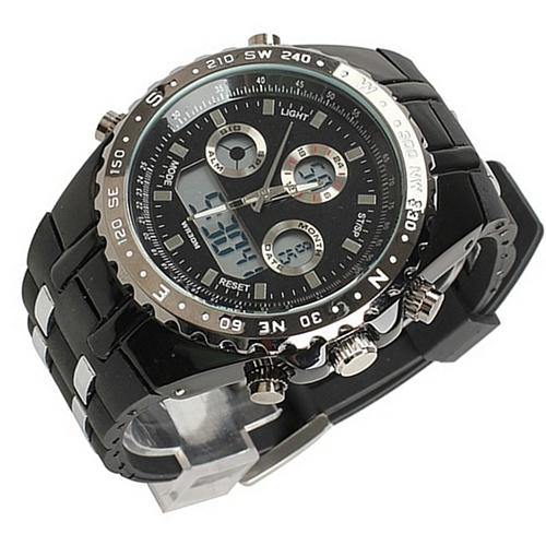 Men's Fashion Luxury Casual Multifunctional Digital Quartz Analog Sports Wrist Watch - MRSLM