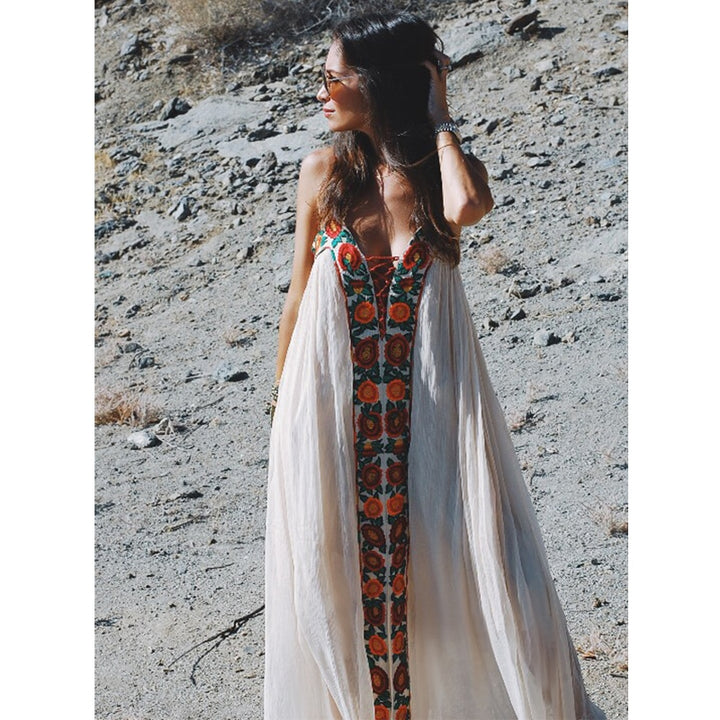 Women's Boho Maxi Cami Dress