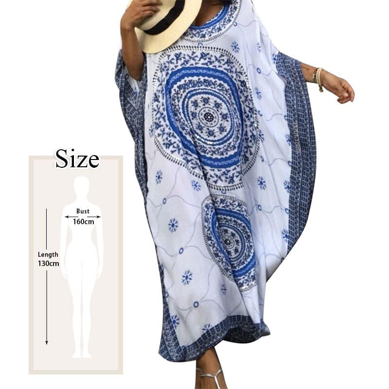 Women's Boho Style Printed Dress