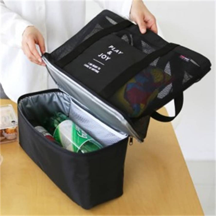 Useful Multifunctional Insulated Nylon Picnic Bag