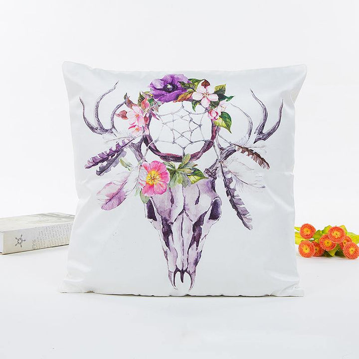 Satin Simulation Silk Dream Catcher Pillow Case Sofa Home Decor Cushion Cover - MRSLM