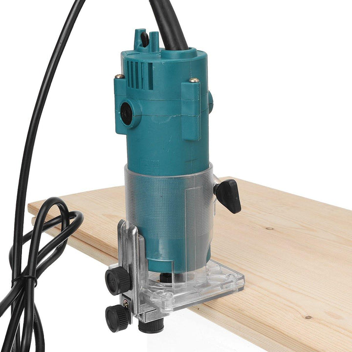 800W 0.25" Electric Hand Trimmer Wood Milling Laminate Palm Router Joiners Tool - MRSLM