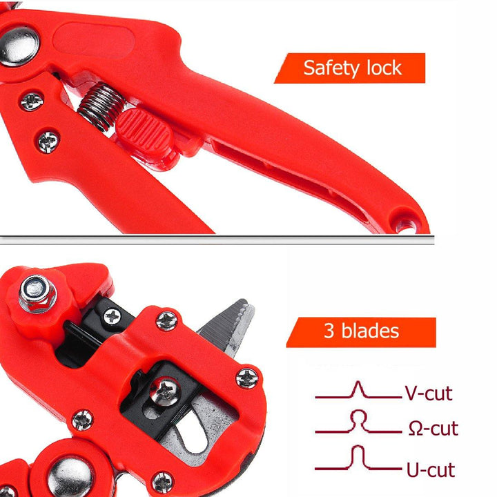 Profession Grafting Tools Pruning Shears Scissor Garden Farming Vaccination Cutter Tool - MRSLM