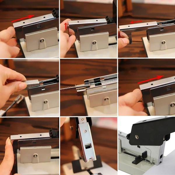 Heavy Duty Metal Stapler Bookbinding Stapling 120Sheet Capacity For Office Home - MRSLM