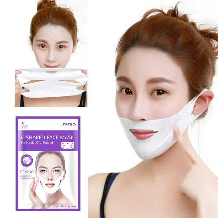 Lifting Face Masks V Shape Face Slim Chin Check Neck Lift Peel-off Mask V Shaper Face Slimming Bandage Skin Care - MRSLM