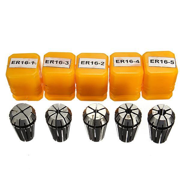 ER16 10Pcs Spring Collet Set For CNC Milling Lathe Tool - MRSLM