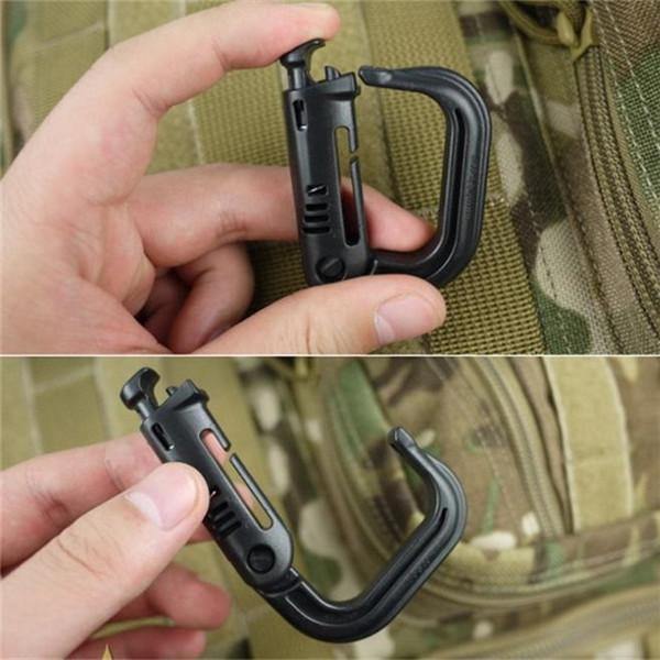 1 Piece MOLLE ITW Nexus GrimLoc D-Ring Locking Clips 4 Colors for Optional - MRSLM