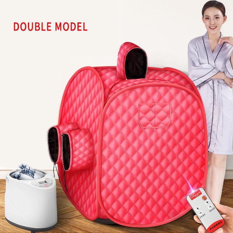 2L Sauna Spa Steam Foldable Portable Tent Full Body Slim Loss Weight Detox - MRSLM