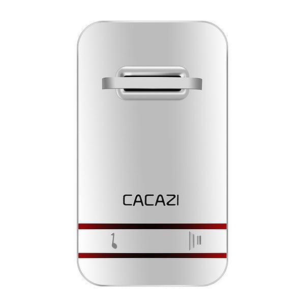 CACAZI 2 to 1 Wireless Doorbell No Need Battery LED Light Doorbell Waterproof Electronic Door Bell - MRSLM