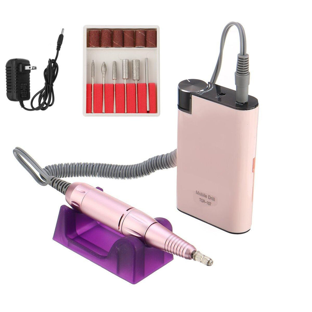 Charging 110 ~ 220V Wide Voltage Portable Nail Polisher - MRSLM