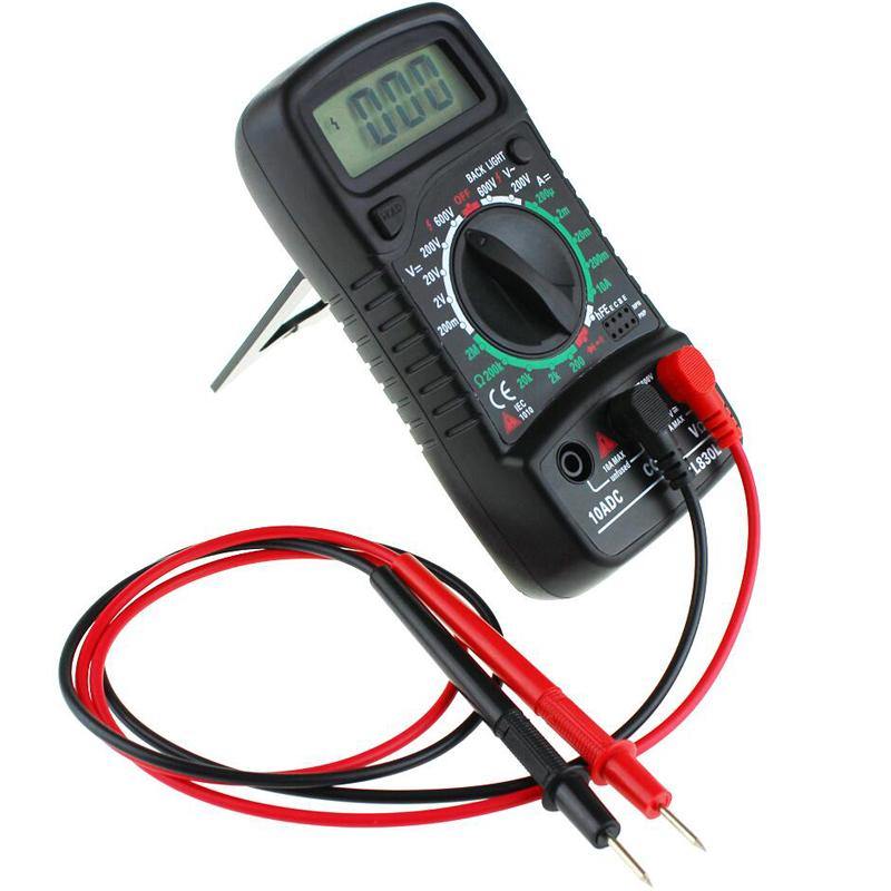 ANENG XL830L Digital LCD Multimeter Voltmeter Ammeter AC/DC/OHM Volt Current Tester - MRSLM