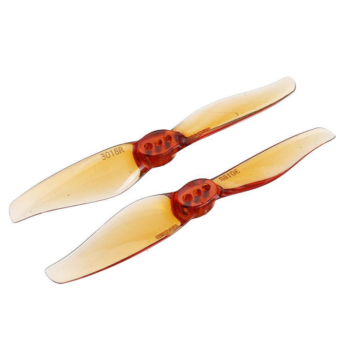 4 Pairs Gemfan Hurricane 3018 3x1.8 3 Inch 2-Blade Propeller 2mm Hole T Mount for RC Drone FPV Racing - MRSLM