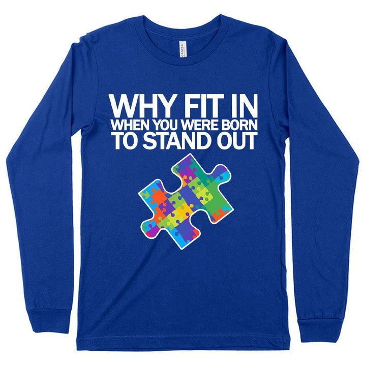 Autism Puzzle Long Sleeve T-Shirt - Autism T-Shirt Ideas - Autism Awareness T-Shirt - MRSLM