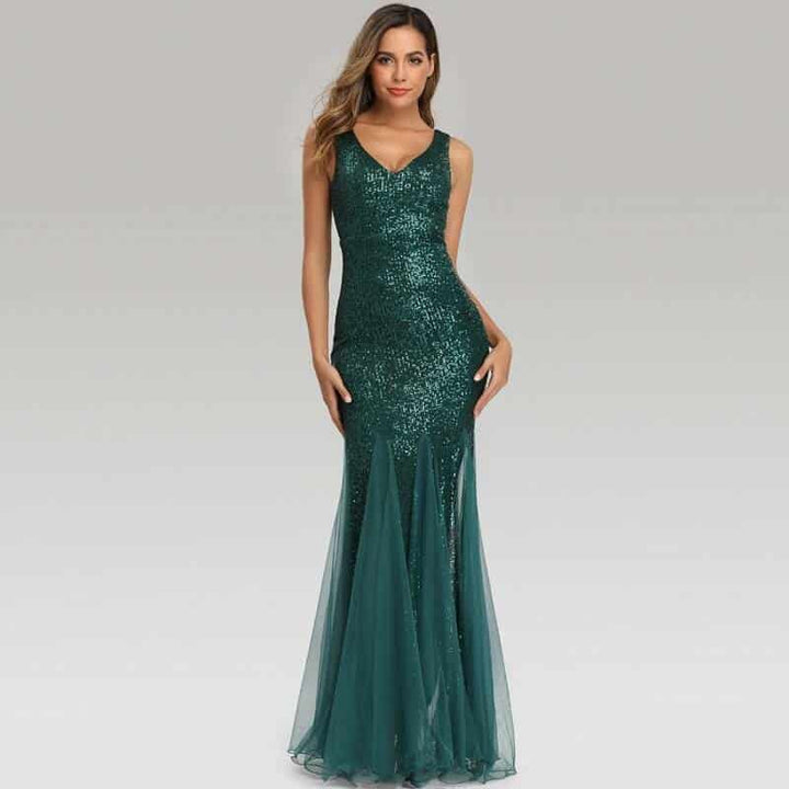 Elegant Mermaid Long Dress for Women