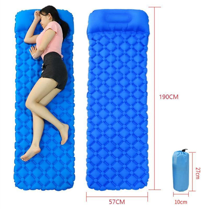 Outdoor Camping Mat Ultra-Light Self Inflatable Mattress Hiking Tent Mat Air Cushion Portable Sleeping Pad Waterproof Mattress - MRSLM