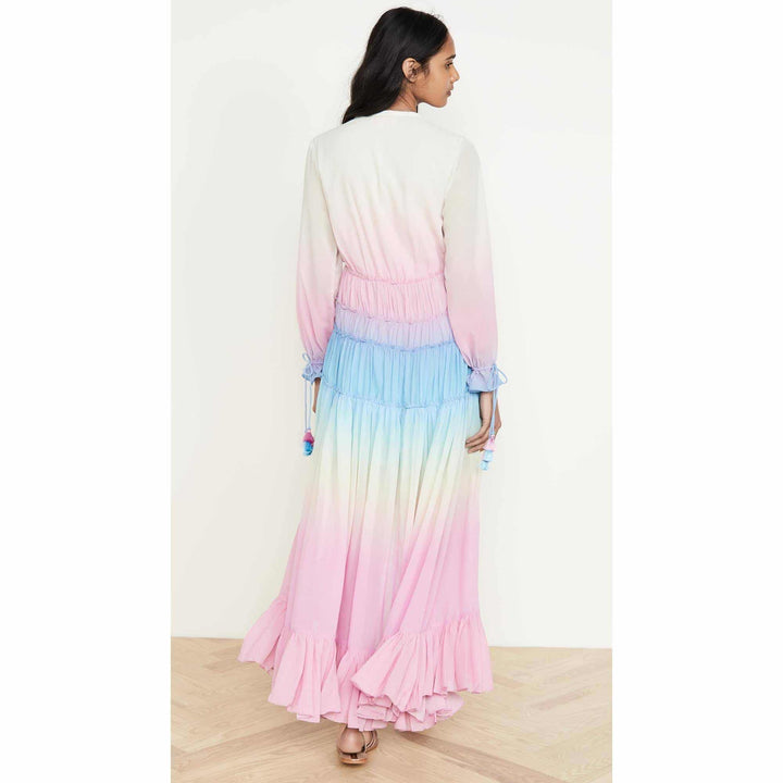 Kaleidoscopic Chiffon Women's Dress