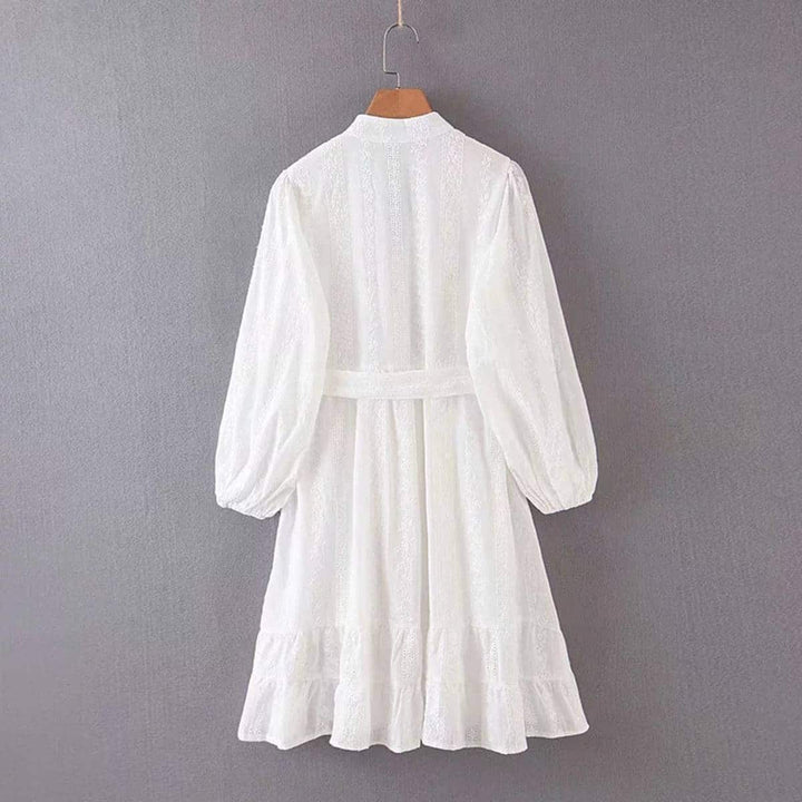 Liberty White Mini Dress for Women
