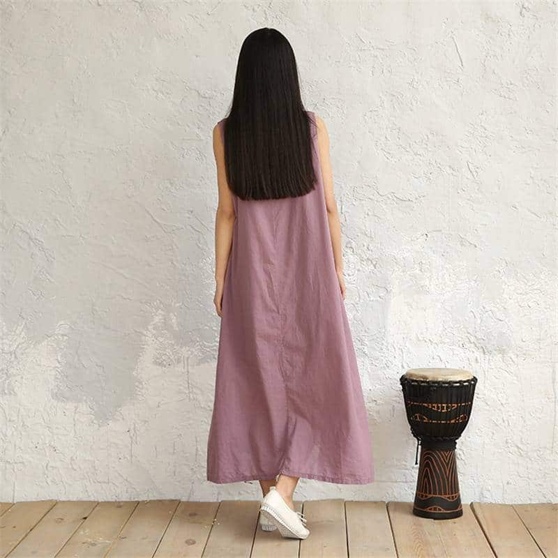 Linen Women's Dress in Casual Style